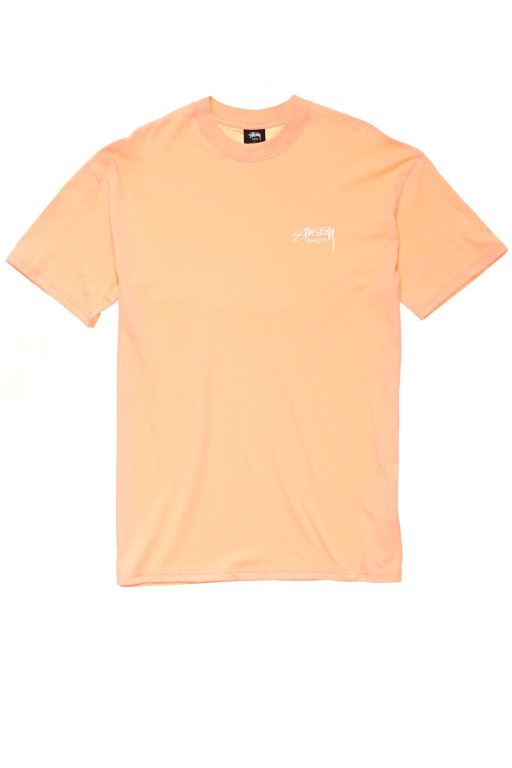 Stussy Mens Designs SS T Shirt Orange - OHGYB7640